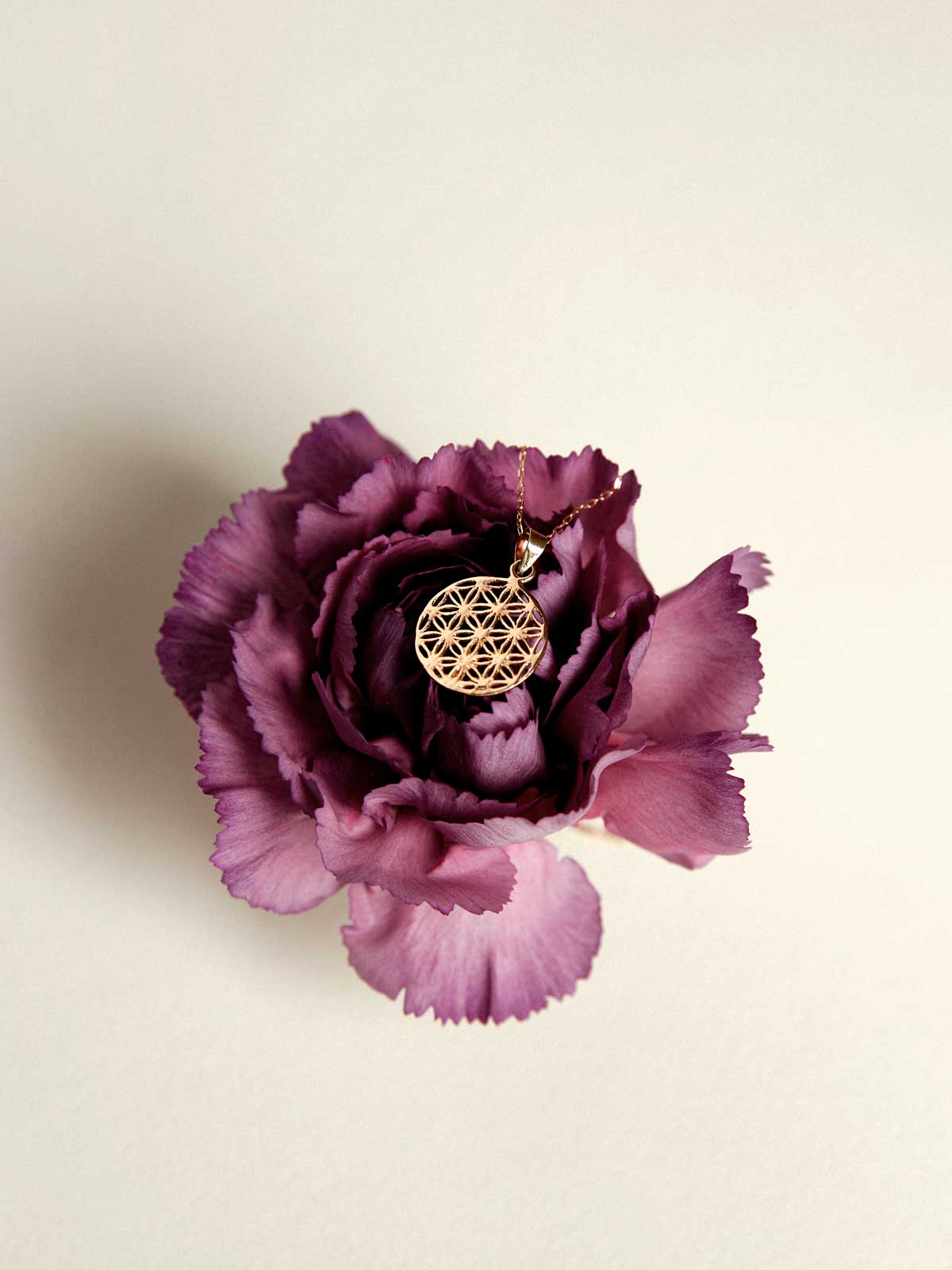 Flower of Life Halskette | 14k Echtgold - Image 5