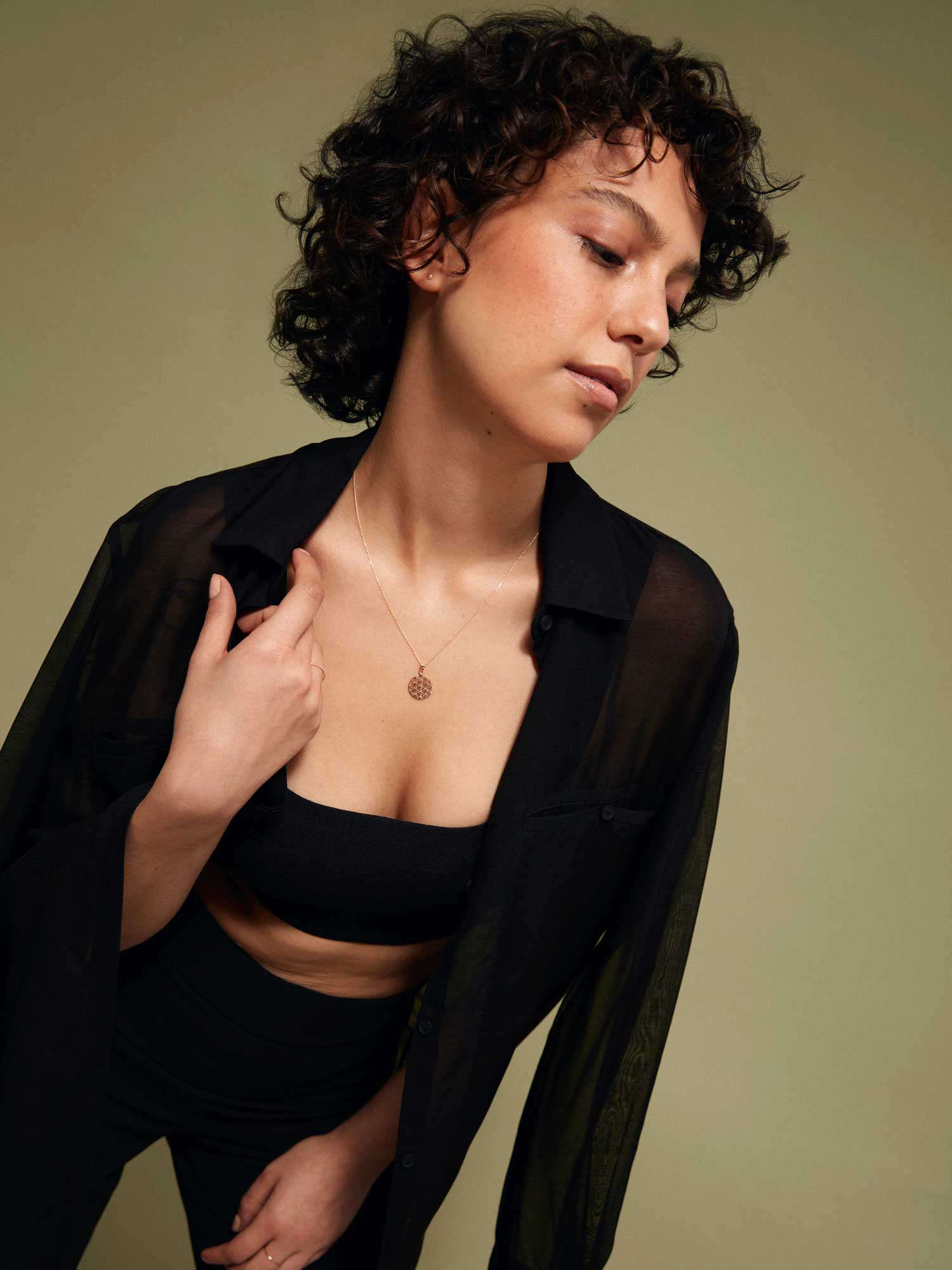 Flower of Life Halskette | 14k Echtgold - Image 9