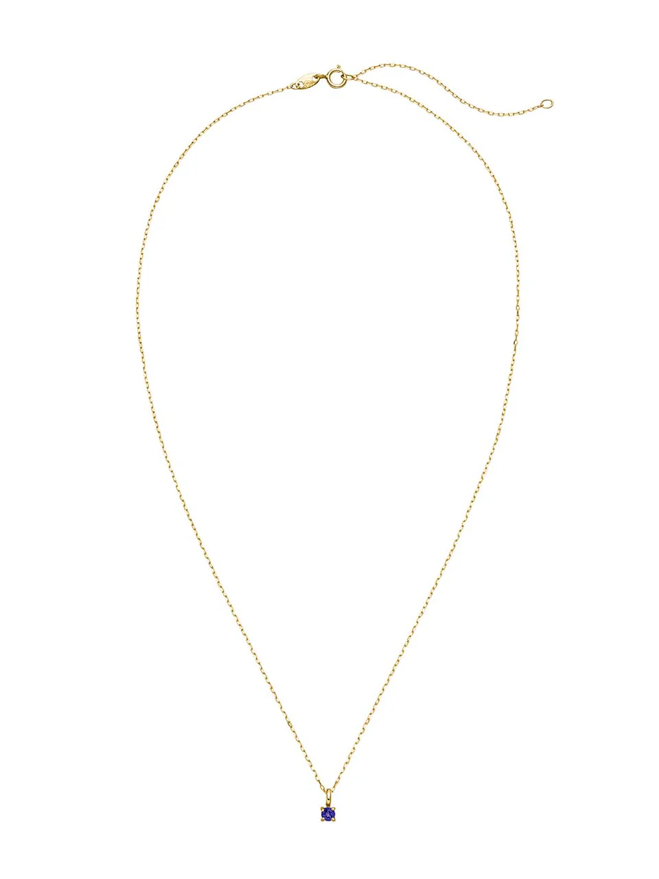 Birthstone Halskette Dezember | 14k Echtgold & Iolite - Image 6