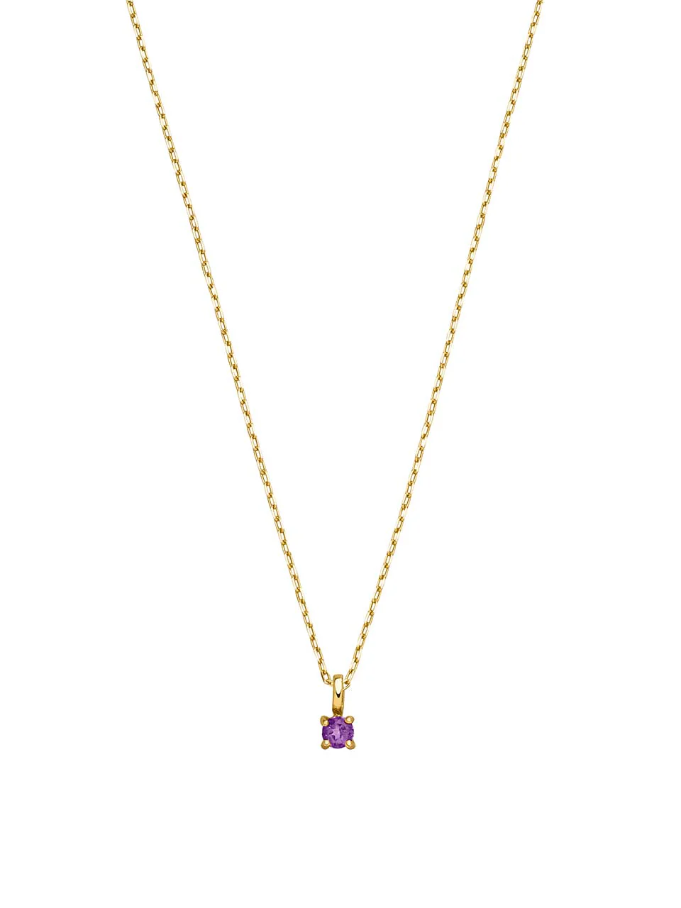 Birthstone Halskette Februar | 14k Echtgold & Amethyst - Image 6