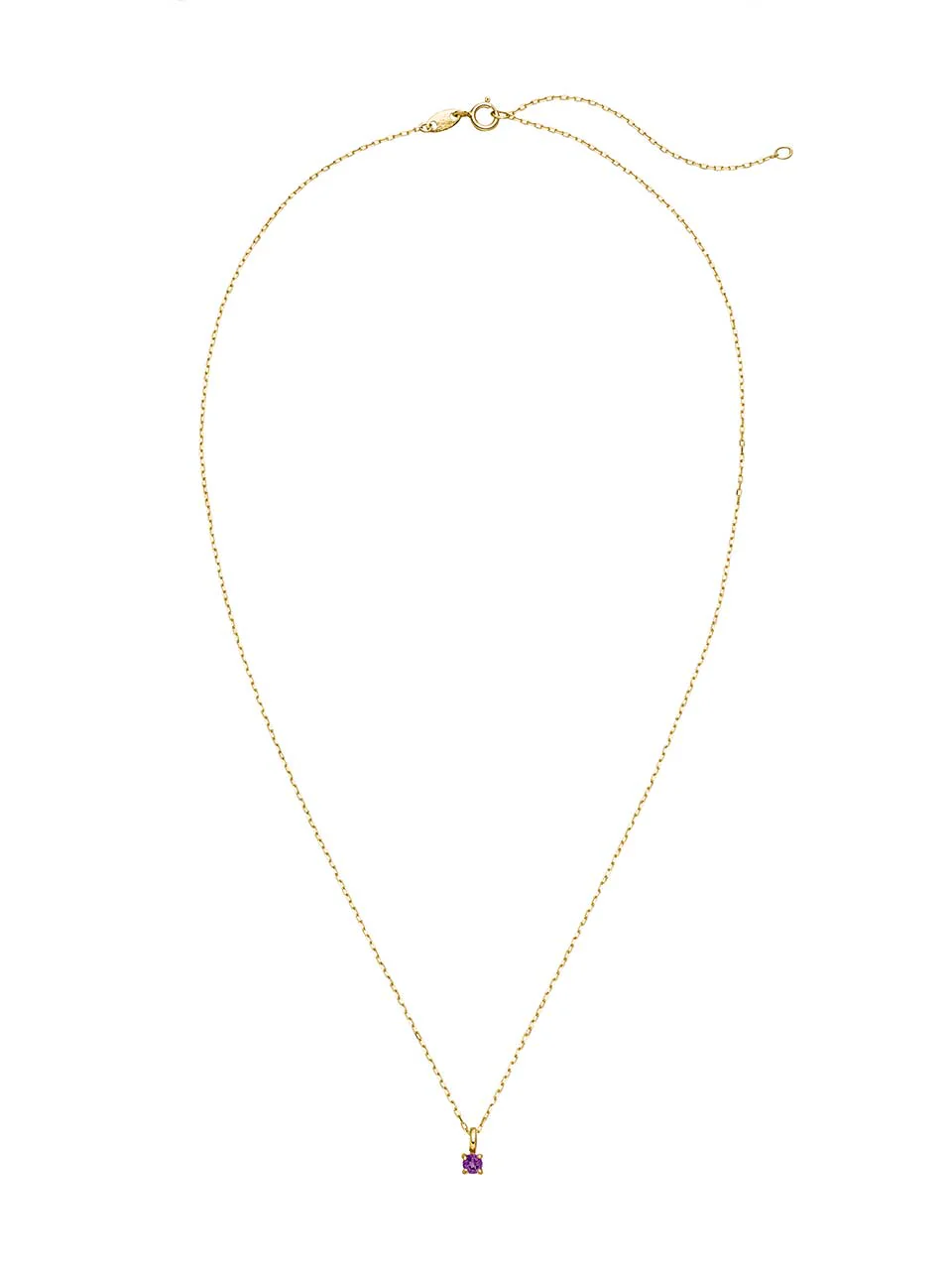 Birthstone Halskette Februar | 14k Echtgold & Amethyst - Image 7