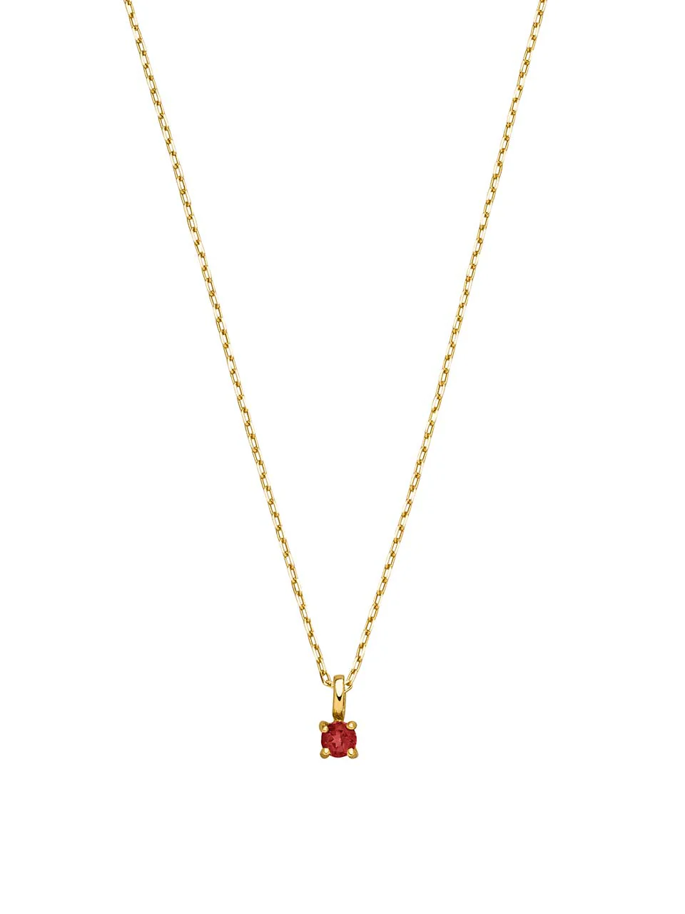 Birthstone Halskette Januar | 14k Echtgold & Granat - Image 5