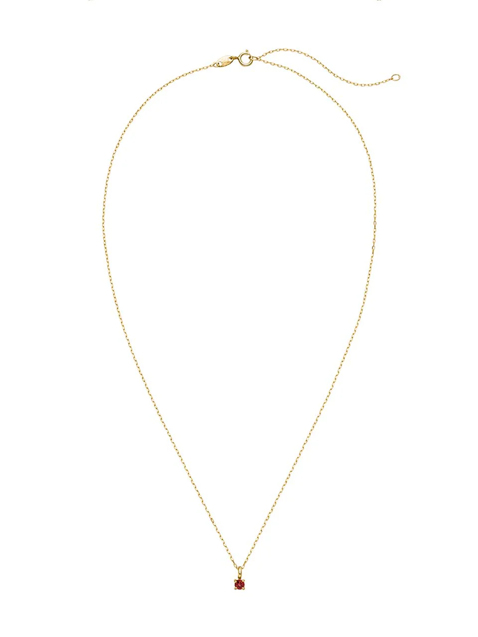 Birthstone Halskette Januar | 14k Echtgold & Granat - Image 6