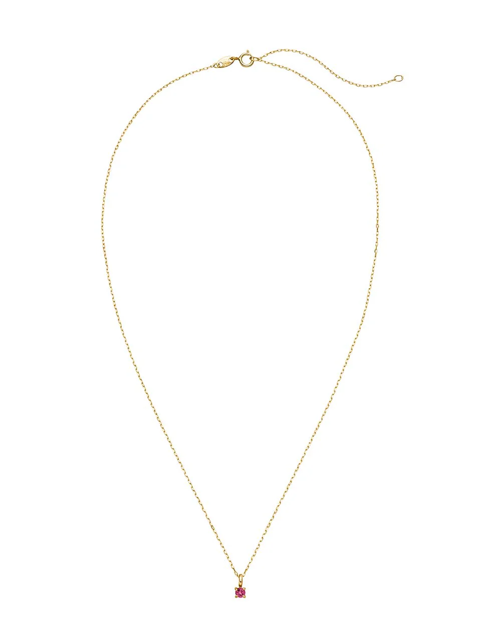 Birthstone Halskette Oktober | 14k Echtgold & Turmalin - Image 7
