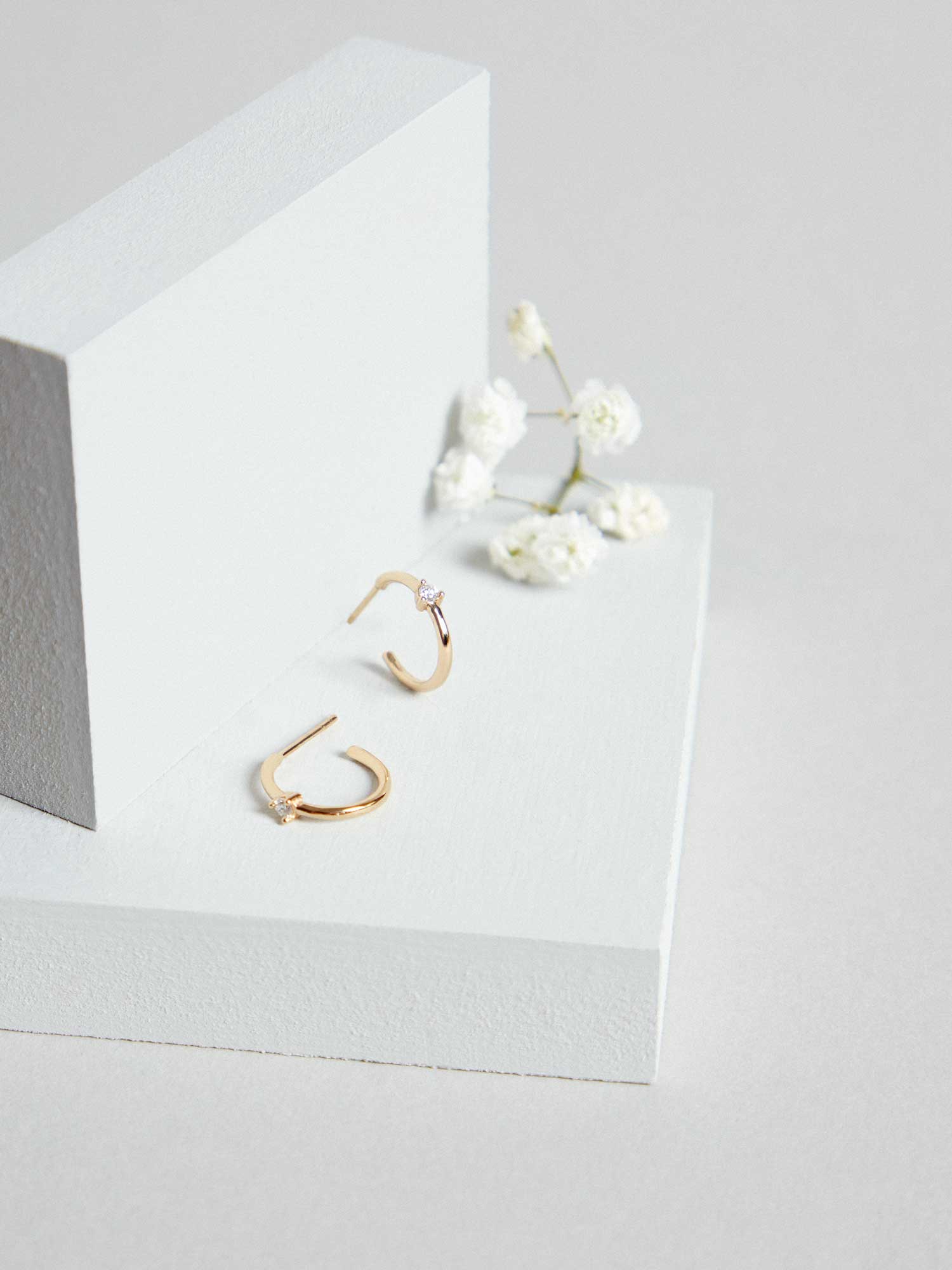 Rebel At Heart Diamond Earrings | 14k Echtgold - Image 3