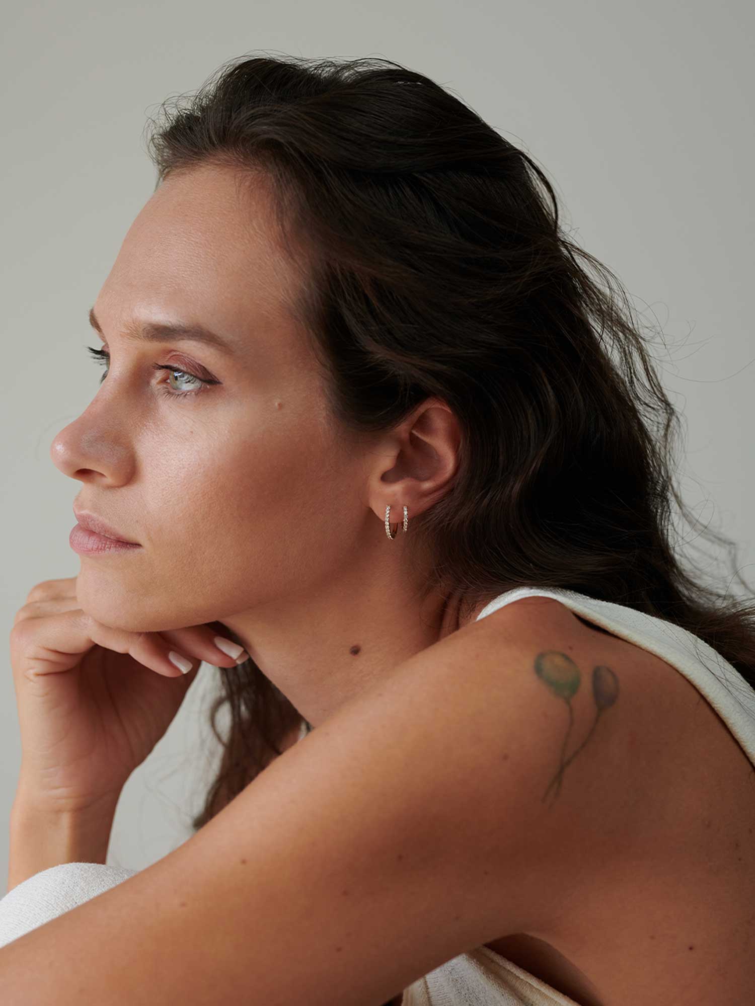 Mini Diamond Huggies | 14k Echtgold - Image 3