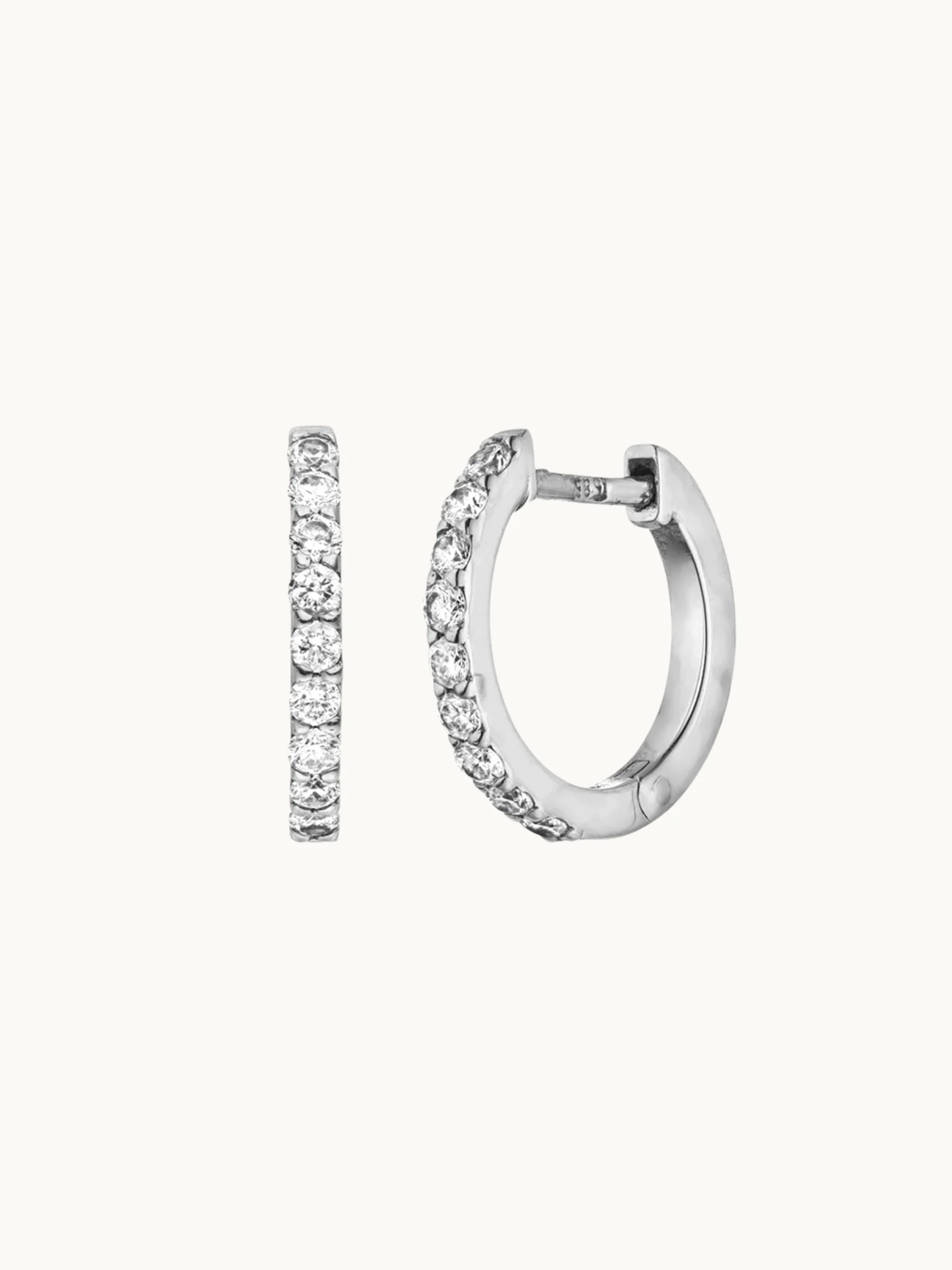 Mini Diamond Huggies | 14k Echtgold - Image 6