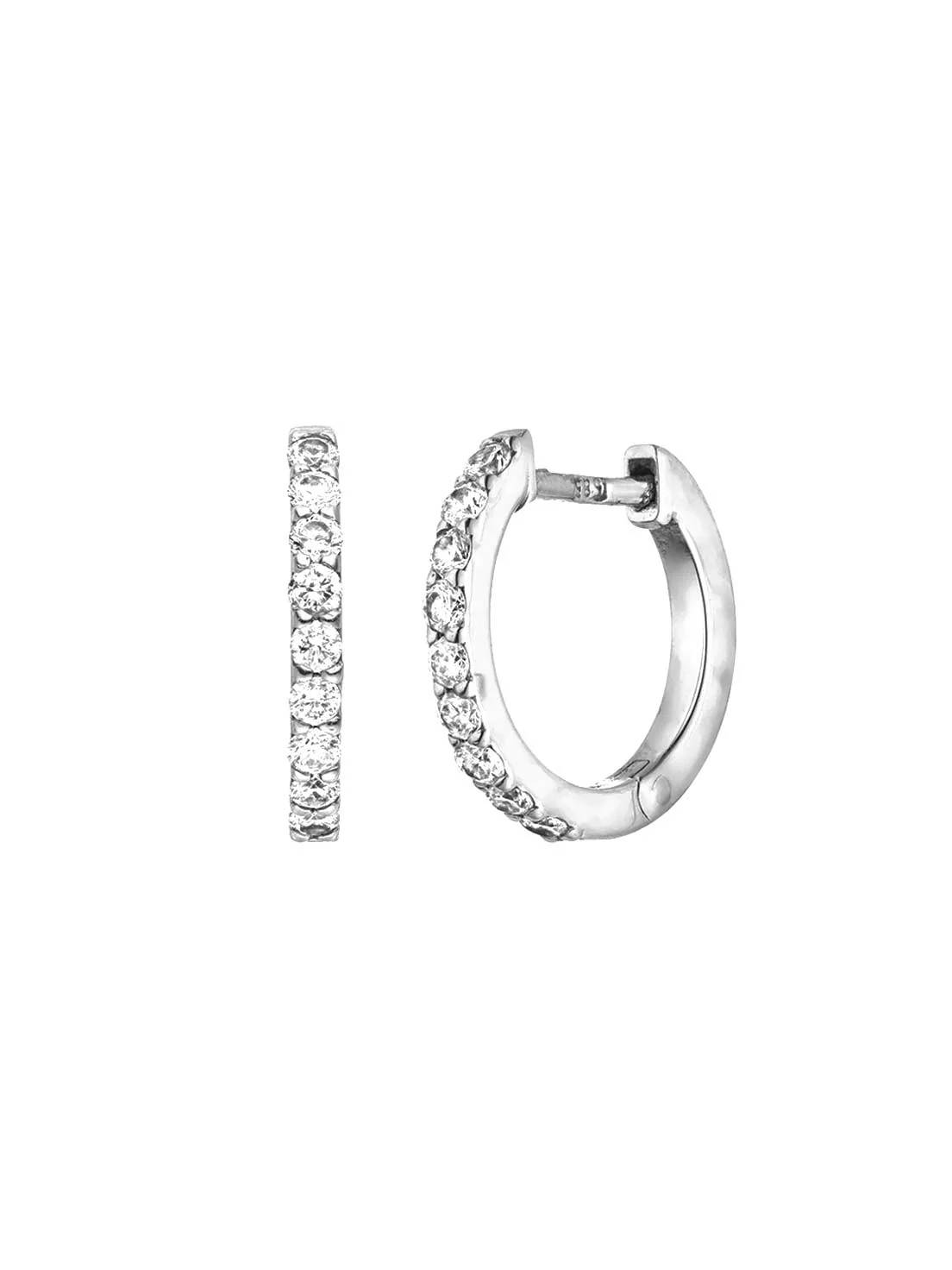 Mini Diamond Huggies | 14k Echtgold - Image 9