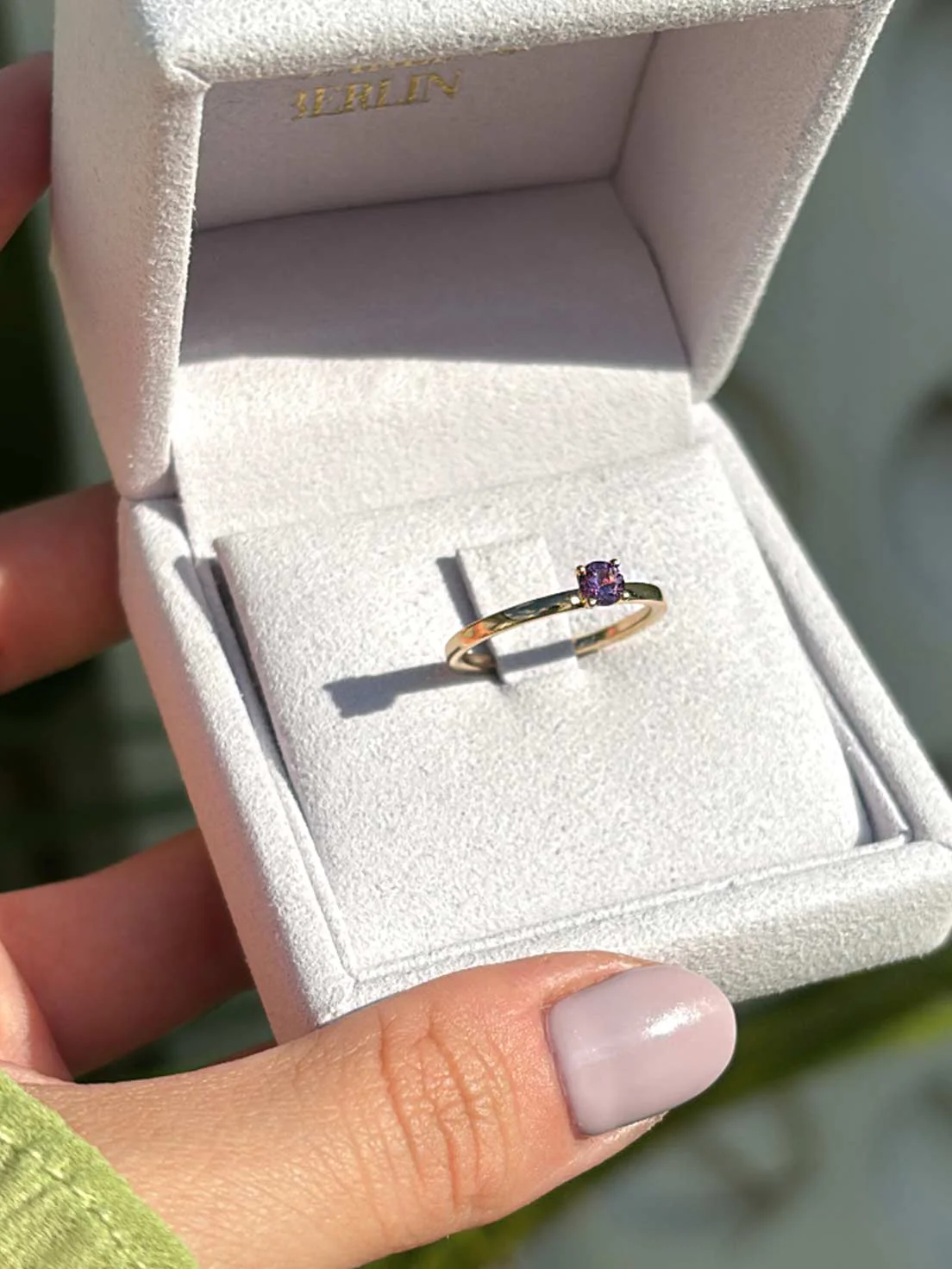 Ring Lia | Saphir Lilac | ONE-OF-A-KIND - Image 4