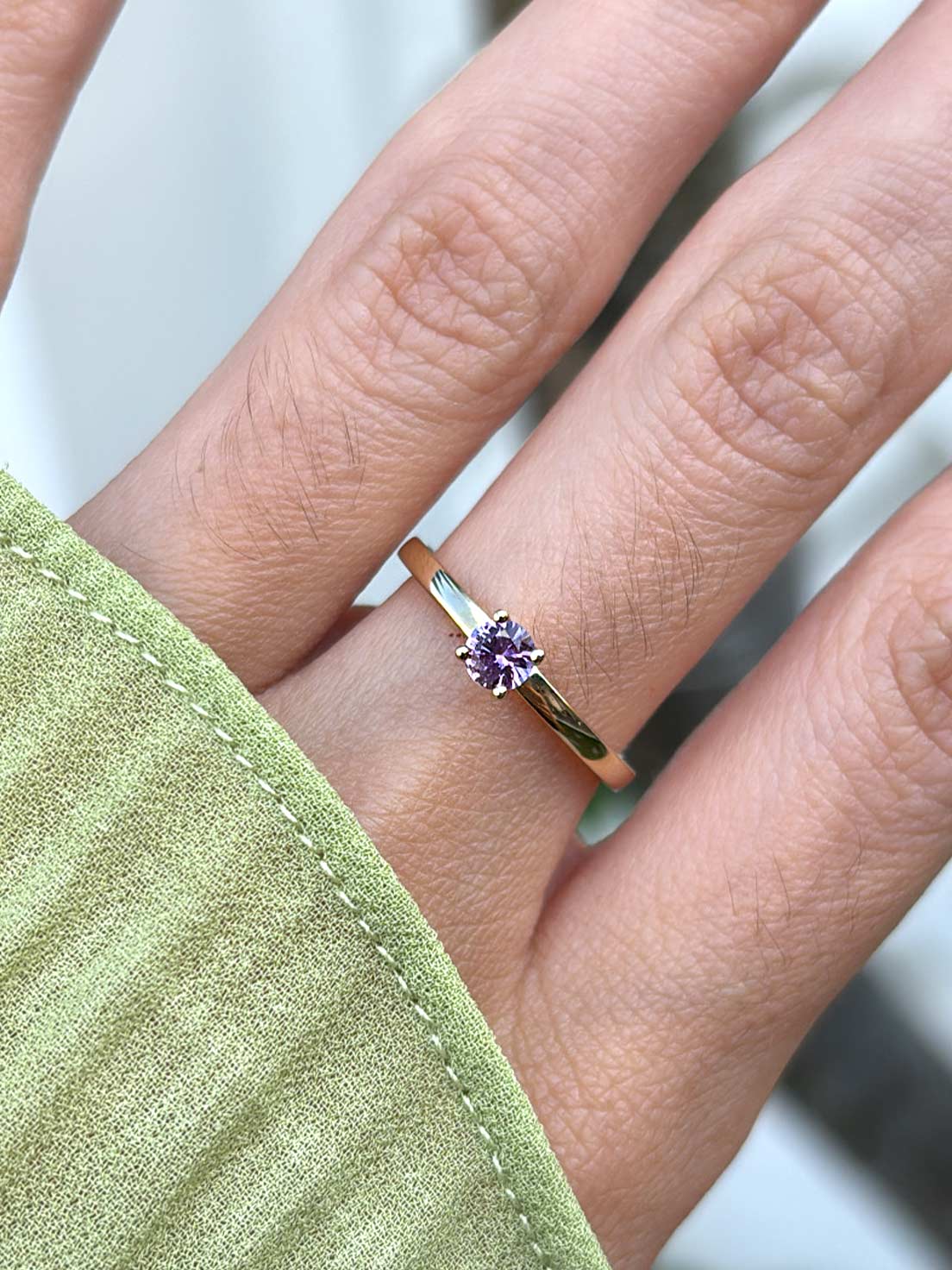 Ring Lia | Saphir Lilac | ONE-OF-A-KIND - Image 6